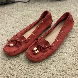 Michael Michael Kors Coral Loafers Leather Women's Size 6.5